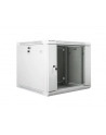 Lanberg szafa instalacyjna wisząca 19'' 9U 600x600mm szara (drzwi szklane) - nr 41
