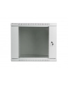 Lanberg szafa instalacyjna wisząca 19'' 9U 600x600mm szara (drzwi szklane) - nr 49