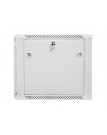 Lanberg szafa instalacyjna wisząca 19'' 9U 600x600mm szara (drzwi szklane) - nr 5
