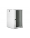 Lanberg szafa instalacyjna wisząca 19'' 18U 600x600mm szara (drzwi szklane) - nr 37