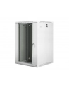 Lanberg szafa instalacyjna wisząca 19'' 18U 600x600mm szara (drzwi szklane) - nr 9