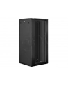 Lanberg szafa instalacyjna wisząca 19'' 27U 600x600mm czarna (drzwi szklane) - nr 22