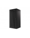 Lanberg szafa instalacyjna wisząca 19'' 27U 600x600mm czarna (drzwi szklane) - nr 46