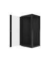 Lanberg szafa instalacyjna wisząca 19'' 27U 600x600mm czarna (drzwi szklane) - nr 47