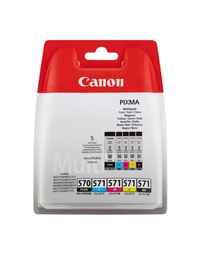 Canon PGI570/CLI571 MULTI BL W/O SEC 0372C004 główny