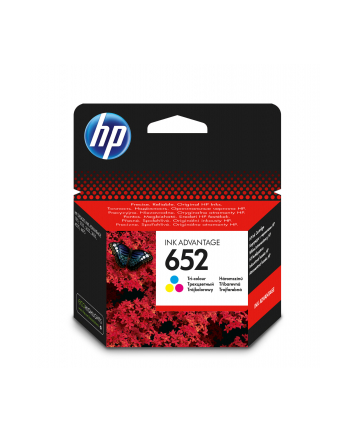 HP Tusz nr 652 Tri-colour F6V24AE