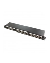 LOGILINK- Patchpanel 19'' kat. 6A, 24-portowy, ekranowany STP, czarny - nr 5
