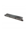 LOGILINK- Patchpanel 19'' kat. 6A, 24-portowy, ekranowany STP, czarny - nr 9