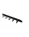 LOGILINK- Organizator kablowy 19'', 1U, 5 metalowych uchwytów, czarny - nr 5