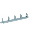LOGILINK- Organizator kablowy 19'', 1U, 5 metalowych uchwytów, szary - nr 19