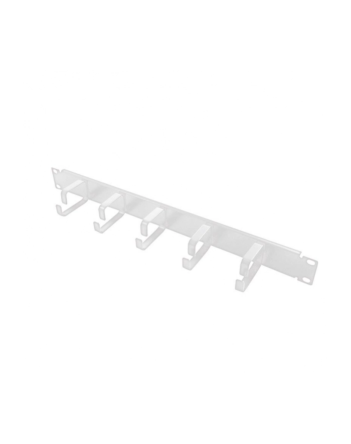 LOGILINK- Organizator kablowy 19'', 1U, 5 metalowych uchwytów, szary główny