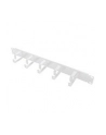LOGILINK- Organizator kablowy 19'', 1U, 5 metalowych uchwytów, szary - nr 6