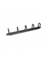 LOGILINK- Organizator kablowy 19'', 1U, 5 plastikowych uchwytów, czarny - nr 7