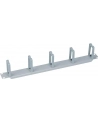 LOGILINK- Organizator kablowy 19'', 1U, 5 plastikowych uchwytów, szary - nr 13