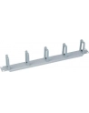 LOGILINK- Organizator kablowy 19'', 1U, 5 plastikowych uchwytów, szary - nr 16