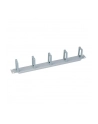 LOGILINK- Organizator kablowy 19'', 1U, 5 plastikowych uchwytów, szary - nr 1