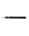 LOGILINK- 19'' PDU 1U 8 Germany Socket with ON/OFF Switch - nr 11