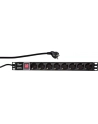 LOGILINK- 19'' PDU 1U 8 Germany Socket with ON/OFF Switch - nr 12