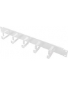 LOGILINK- Organizator kablowy 19'', 1U, 5 metalowych uchwytów, szary - nr 20