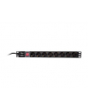 LOGILINK- 19'' PDU 1U 8 Germany Socket with ON/OFF Switch - nr 22