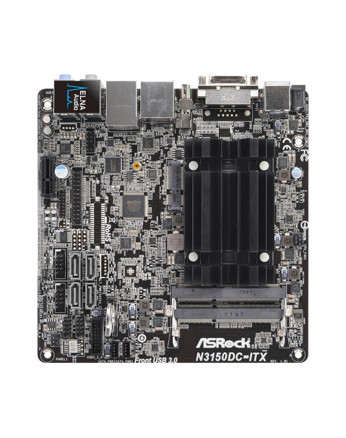 MB Intel 1151 ASRock N3150DC-ITX, M-ITX,2xD3,SO-Dimm,USB3, SATA3 główny