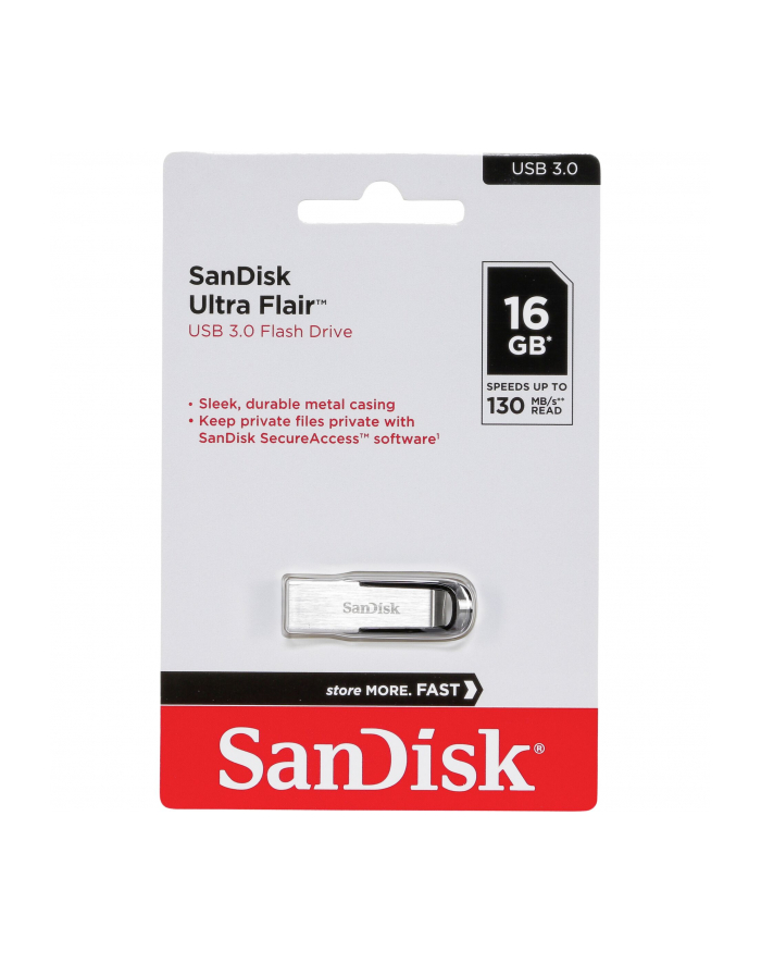 Sandisk pamięć Cruzer Ultra Flair 16GB USB 3.0 (transfer up to 130MB/s) główny