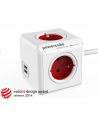 Allocacoc PowerCube USB Extended 1,5m 2402 Red - nr 3