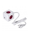Allocacoc PowerCube USB Extended 1,5m 2402 Red - nr 8