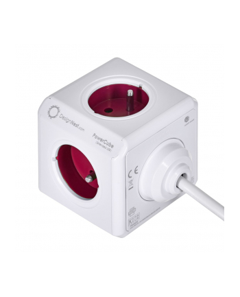 Allocacoc PowerCube USB Extended 1,5m 2402 Red