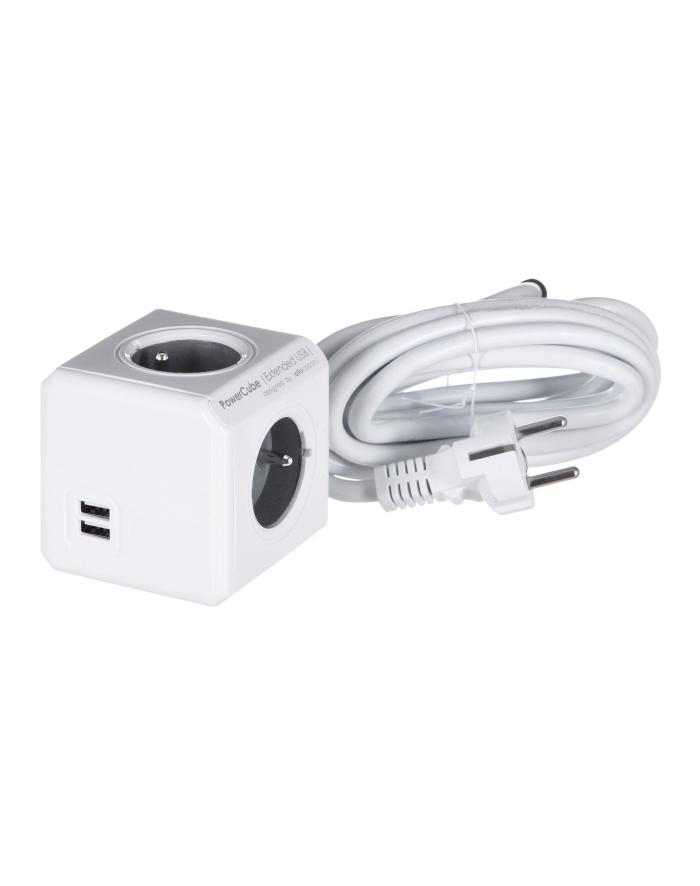 Allocacoc PowerCube USB Extended 3m 2404 Grey główny