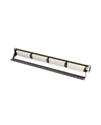 LOGILINK- Patchpanel 19'' kat. 6, 24-portowy, UTP, czarny