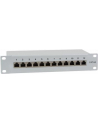 LOGILINK- Patchpanel 10'' kat. 6A, 12-portowy, ekranowany STP, szary - nr 11