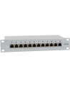 LOGILINK- Patchpanel 10'' kat. 6A, 12-portowy, ekranowany STP, szary - nr 15