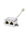 LOGILINK- T-Adapter RJ45 plug> 2 x gniazdo RJ45 2 x 10 / 100BaseT - nr 10