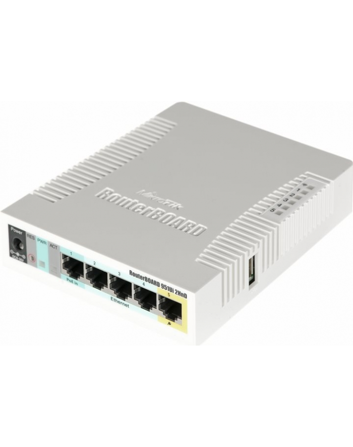 MikroTik RB951Ui-2HnD Router N300 L4 4xLAN USB(WYP) główny