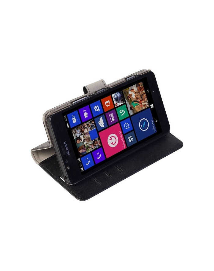 Etui Boras FolioWallet do Microsoft Lumia 950 - Czarne główny