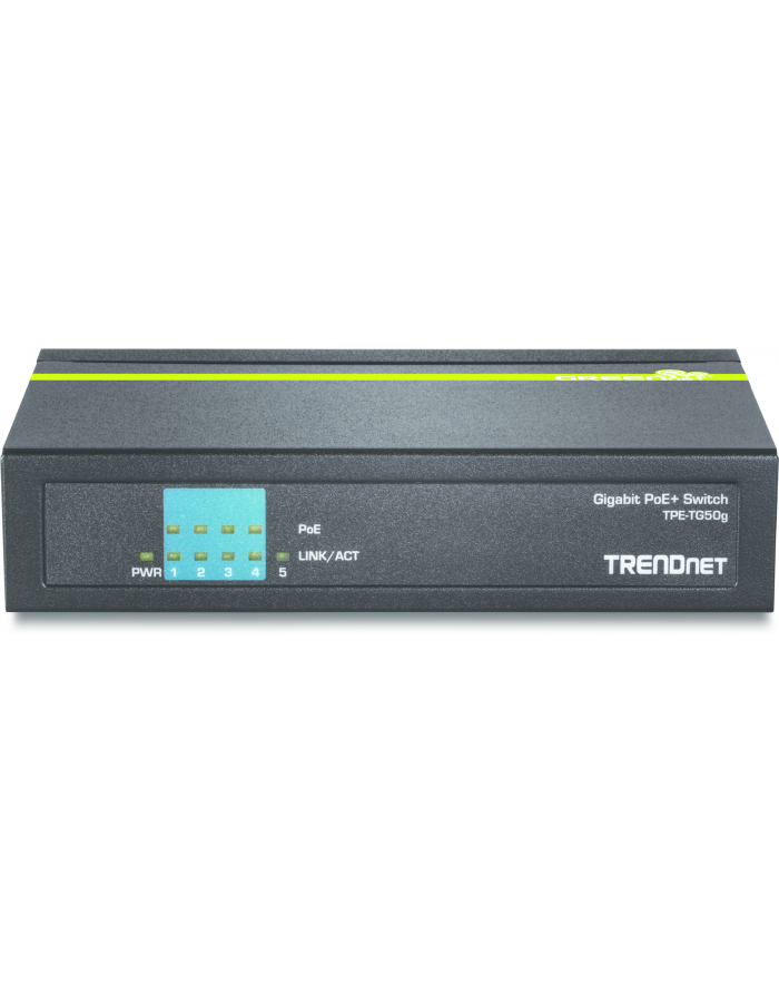 TRENDnet 5-port Gigabit PoE+ Switch główny