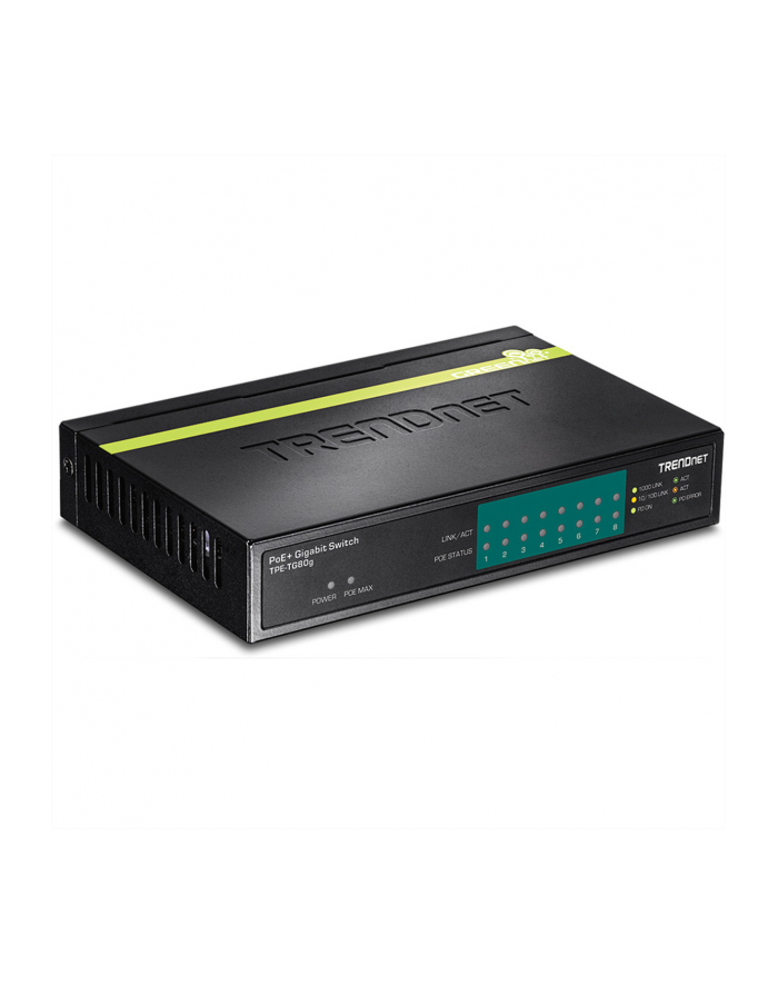 TRENDnet 8-port GREENnet Gigabit PoE Switch główny