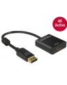 Delock Adapter Displayport 1.2 męski > HDMI żeński 4K aktywne czarny - nr 1