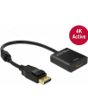 Delock Adapter Displayport 1.2 męski > HDMI żeński 4K aktywne czarny - nr 24