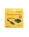 Delock Adapter Displayport 1.2 męski > HDMI żeński 4K aktywne czarny - nr 2