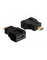 Delock Adapter HDMI-C mini (F) > HDMI-D micro (M) - nr 10