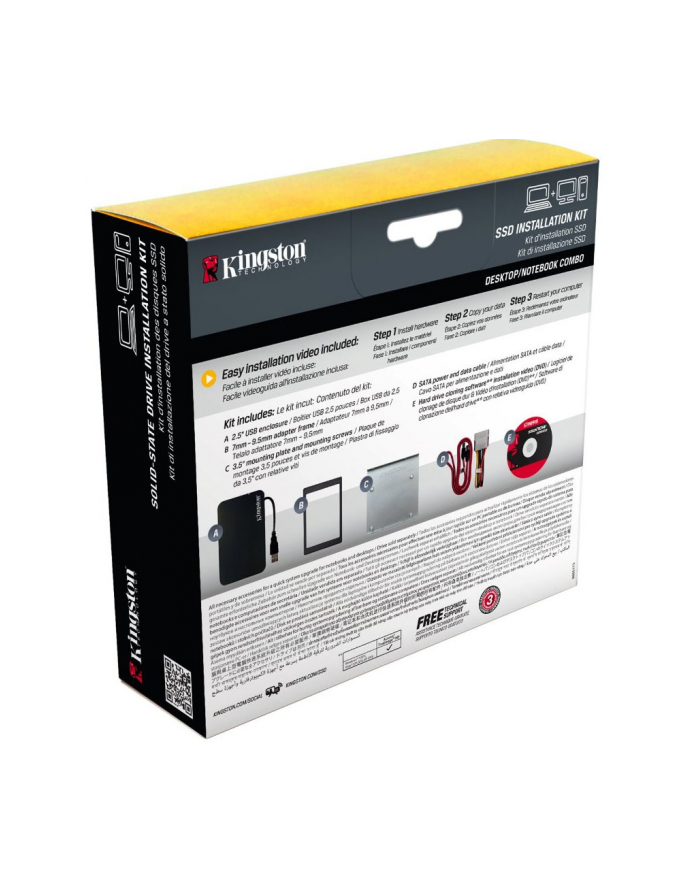 Kingston SSD Intallation Kit główny