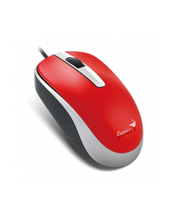 Mysz optyczna przewodowa Genius DX-120, czerwona