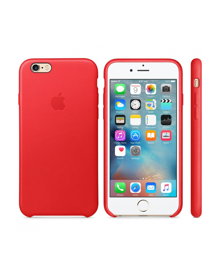 iPhone 6s Leather Case RED            MKXX2ZM/A główny