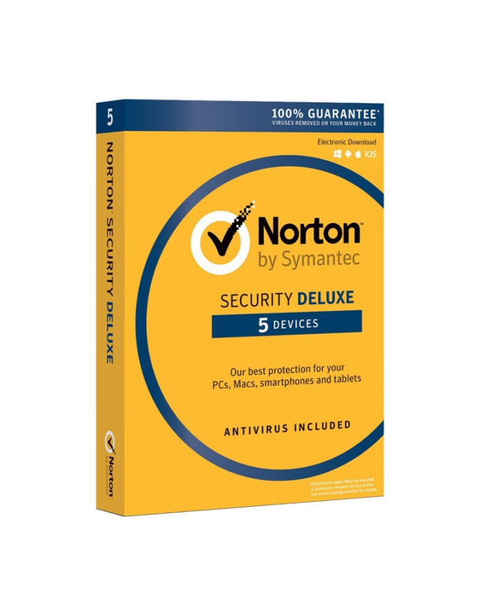 NORTON SECURITY DELUXE 3.0 PL 5D/12M CARD MM główny