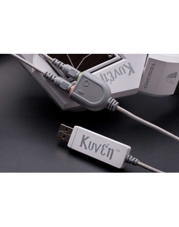 Tesoro Kuven Angel A1 - Słuchawki dla graczy virtual 7.1 surround z mikrofonem (białe) główny
