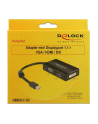 Delock Adapter mini Displayport 1.1 > VGA/HDMI/DVI pasywne 16cm czarny - nr 12