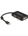 Delock Adapter mini Displayport 1.1 > VGA/HDMI/DVI pasywne 16cm czarny - nr 14