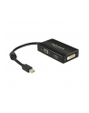 Delock Adapter mini Displayport 1.1 > VGA/HDMI/DVI pasywne 16cm czarny - nr 19